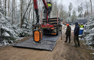 Jak WOLF 4000 pomaga tworzyć drogi tymczasowe – od budowy po największe eventy w Europie