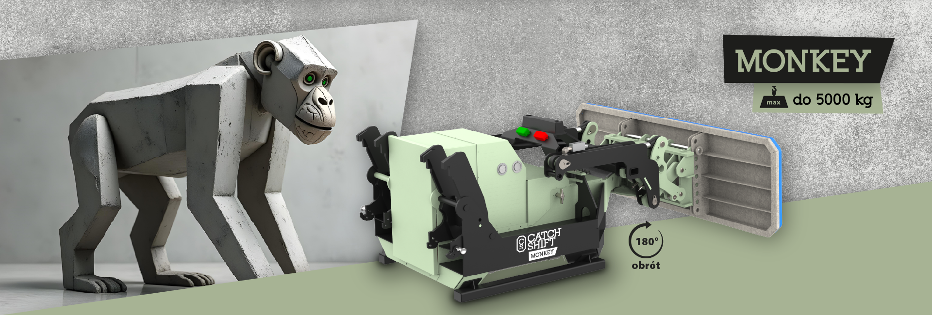 Chwytak próżniowy do prefabrykatów betonowych MONKEY