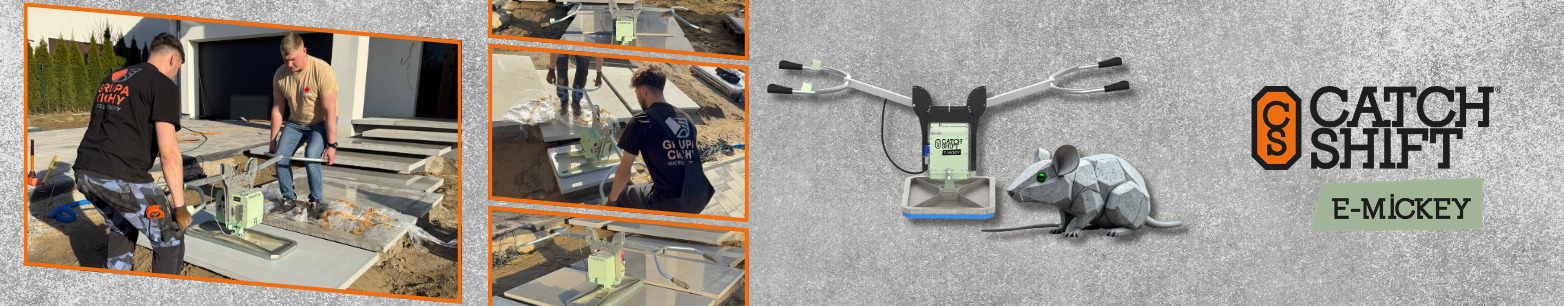 Montaż betonu architektonicznego z wykorzystaniem chwytaka próżniowego E-Mickey 255