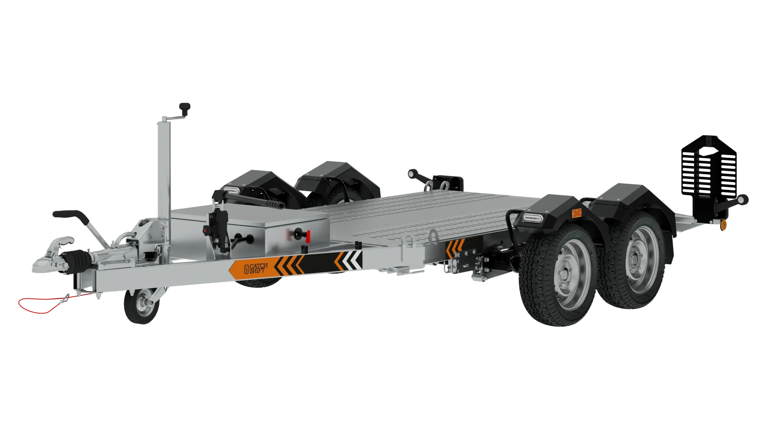 Laweta do transportu mini żurawi i koparek