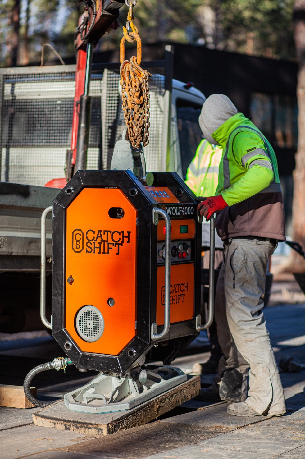 WOLF4000, E-WOLF 4000, WOLF HYDRAULIC 4000 Chwytak próżniowy do elementów o masie do 4 ton