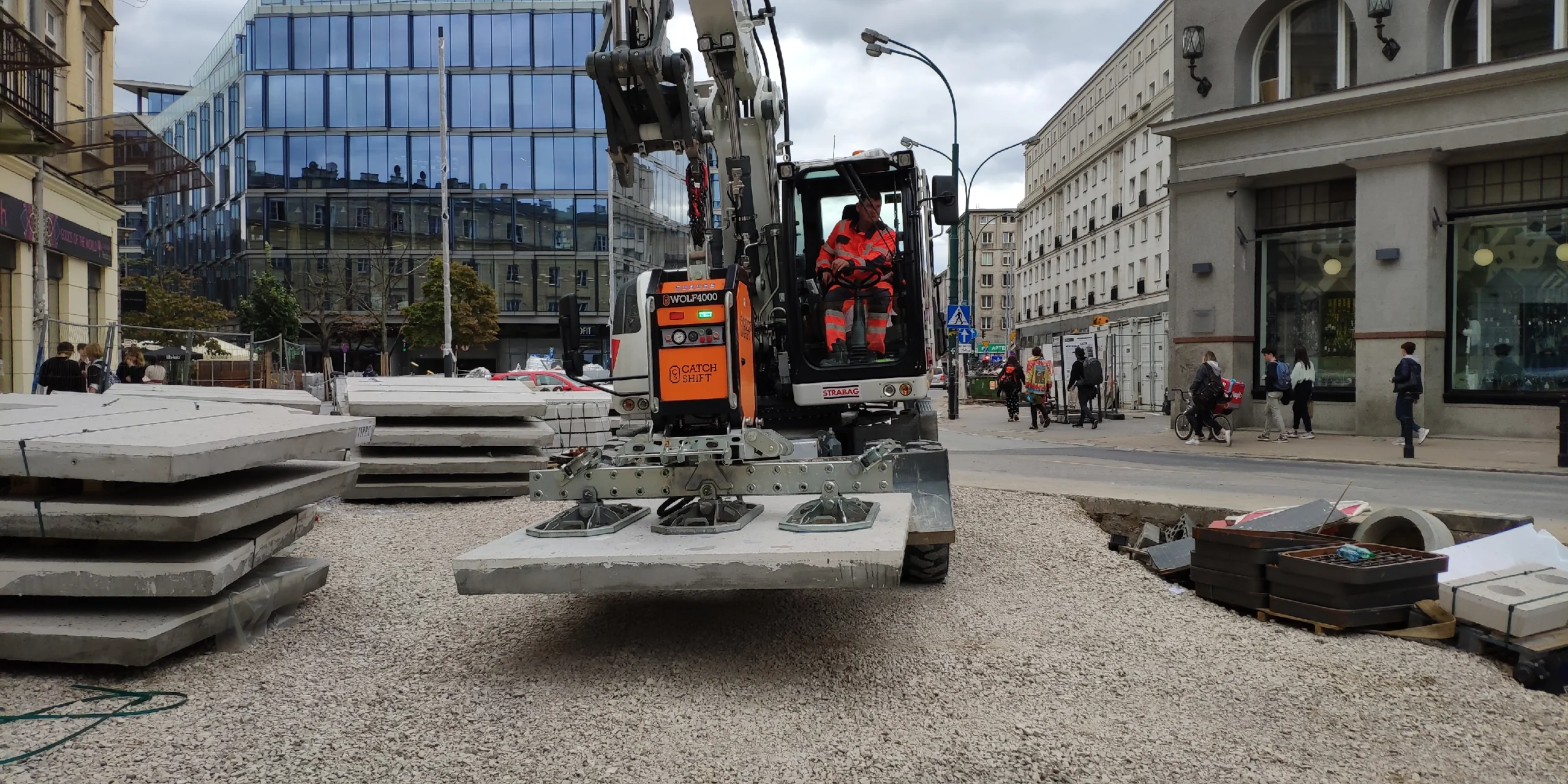 WOLF4000, E-WOLF 4000, WOLF HYDRAULIC 4000 Chwytak próżniowy do elementów o masie do 4 ton