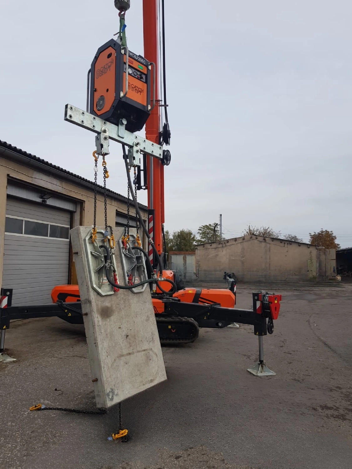WOLF4000, E-WOLF 4000, WOLF HYDRAULIC 4000 Chwytak próżniowy do elementów o masie do 4 ton