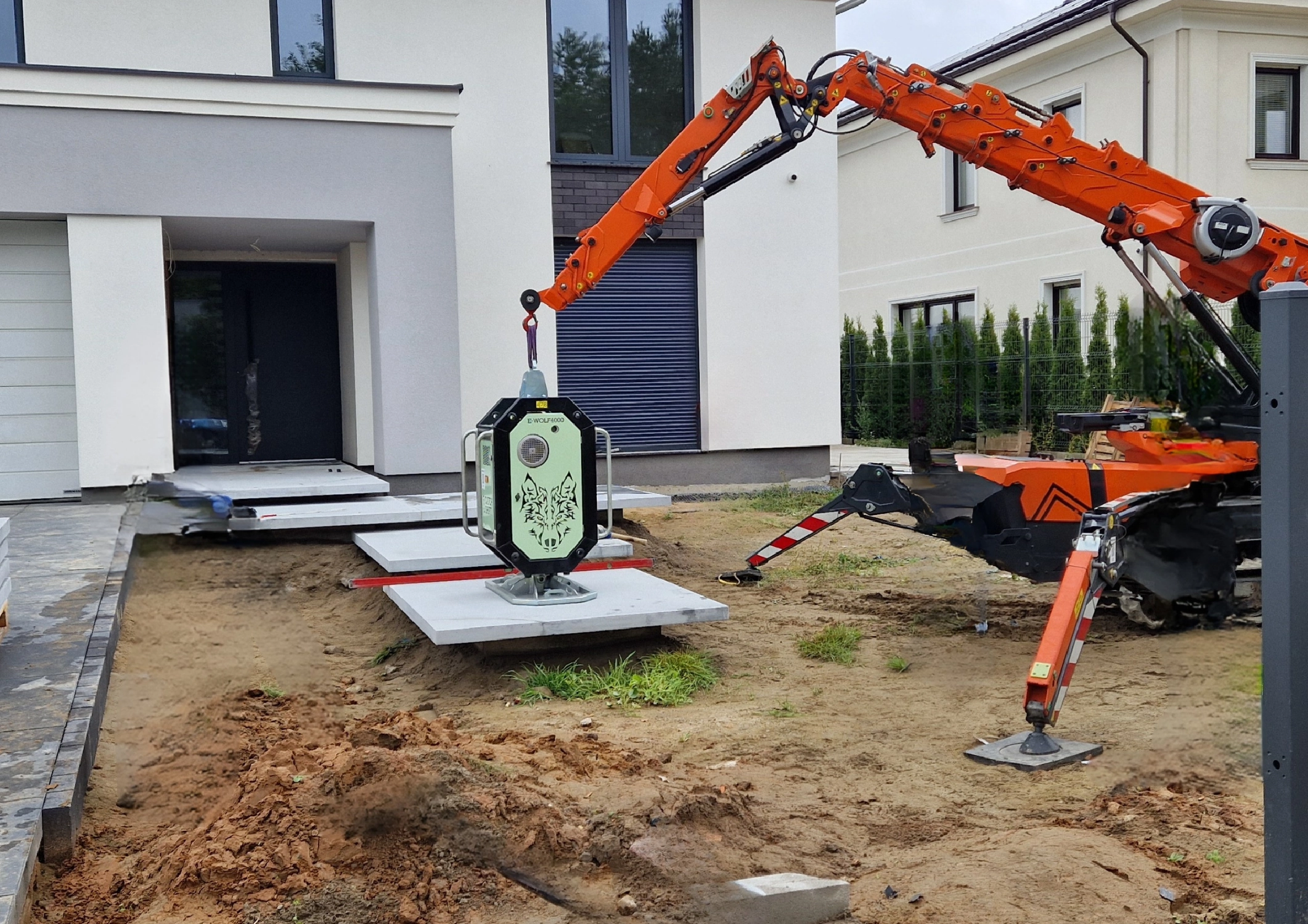 WOLF4000, E-WOLF 4000, WOLF HYDRAULIC 4000 Chwytak próżniowy do elementów o masie do 4 ton